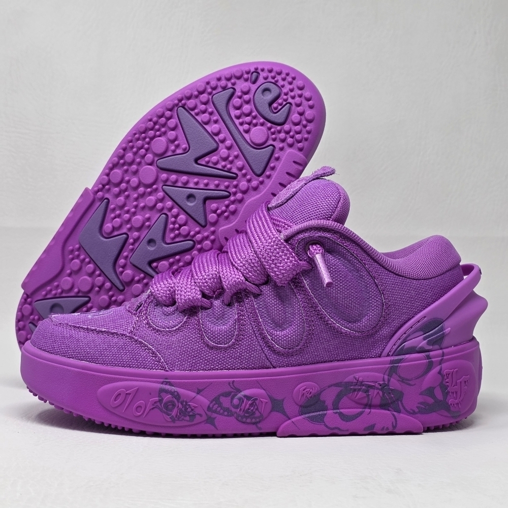 PUMA x LaMelo Ball LaFrancé Purple Sneakers Men's Size 6.5 311333-02 New